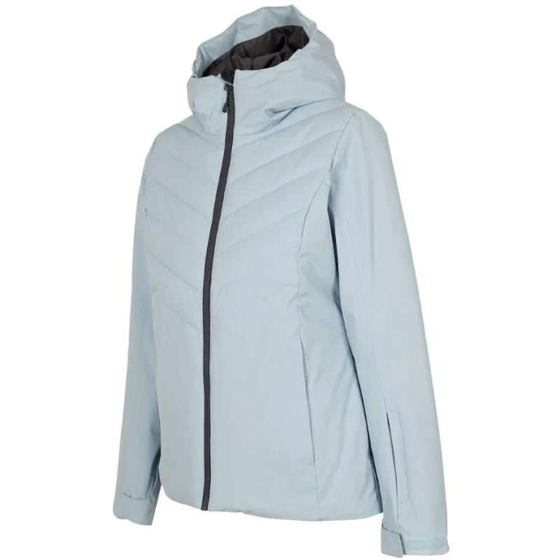 Zipper Jacket-4F Womens Ski Jacket - Light Blue