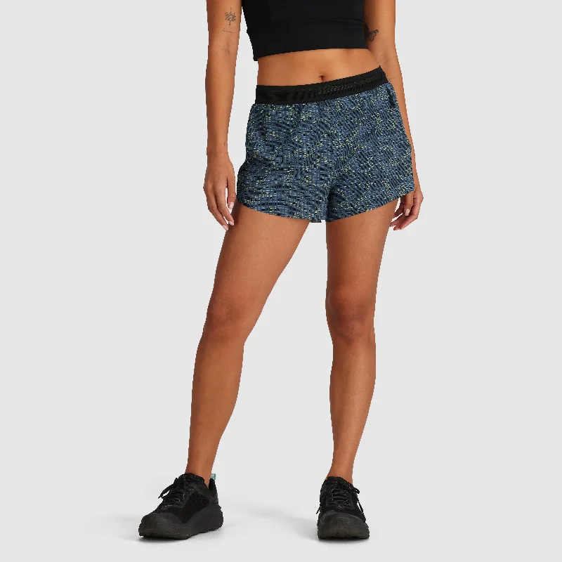 Graphic Shorts-Women's Swift Lite Printed Shorts - 2.5" Inseam