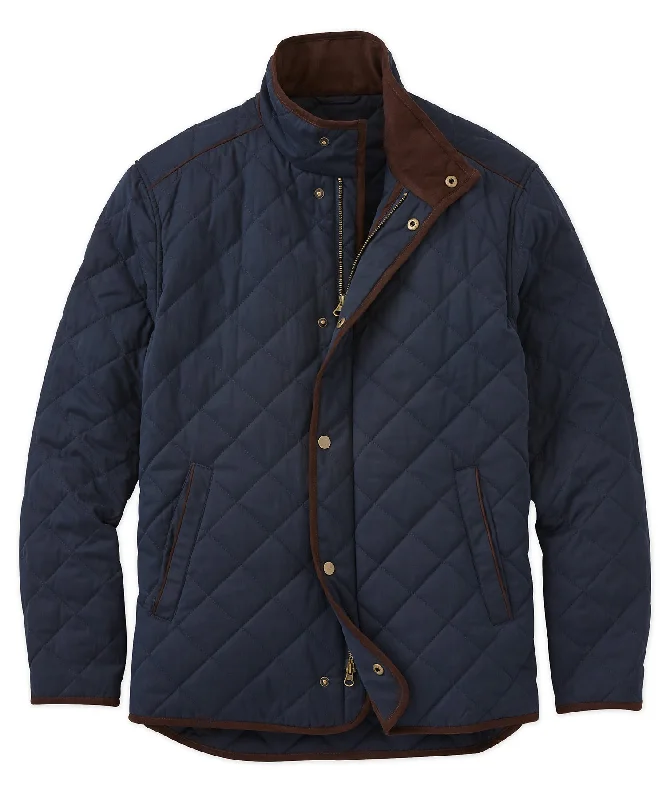 Adventure-Ready Jacket-Poly-Nylon Quilted Field Jacket