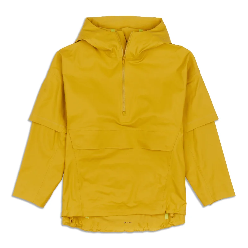 Utility Jacket-Into The Drizzle Zip Jacket - Resale