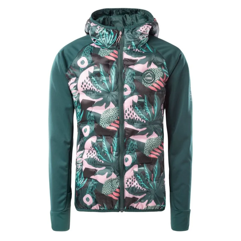 Hooded Jacket-Elbrus Junior Emini Tg Jacket - Green