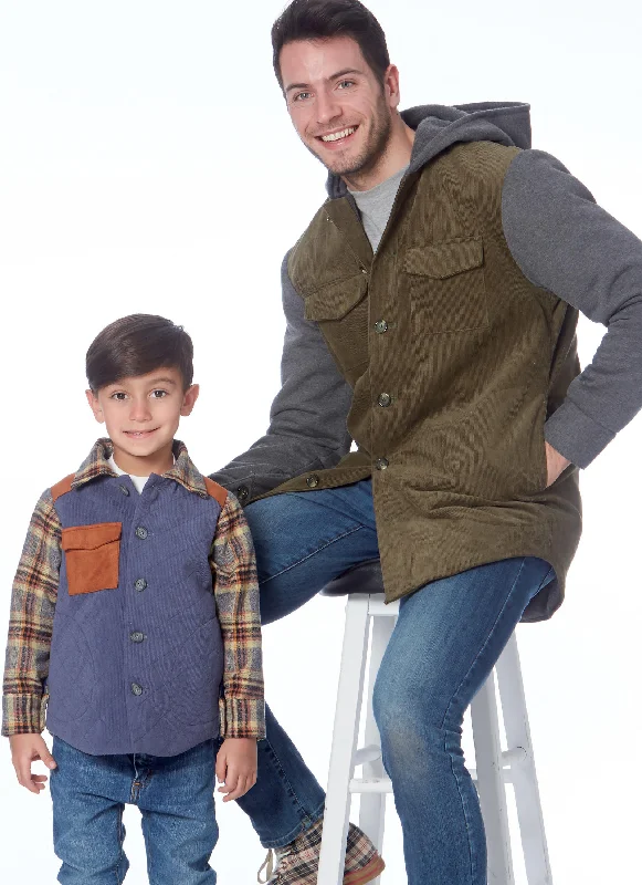 Lightweight Jacket-McCalls Men's and Children's Jackets M7638