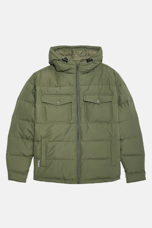 Puffer Jacket-OTG SUMMIT HOODED DOWN JACKET