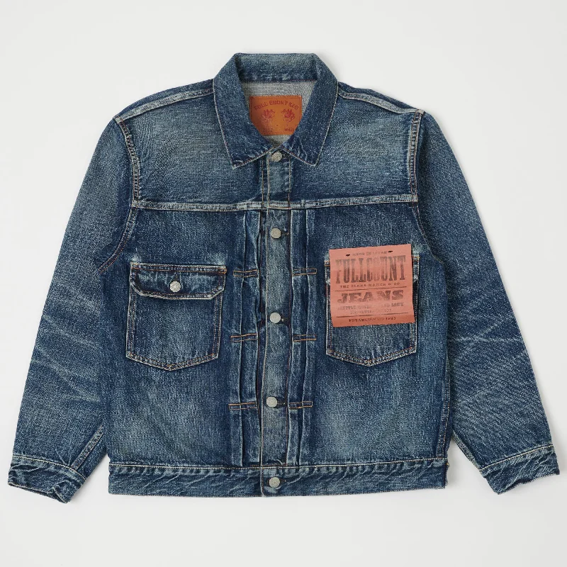 Bomber Jacket-Full Count 2979-2102 'Real Killer' Type II Denim Jacket - Washed