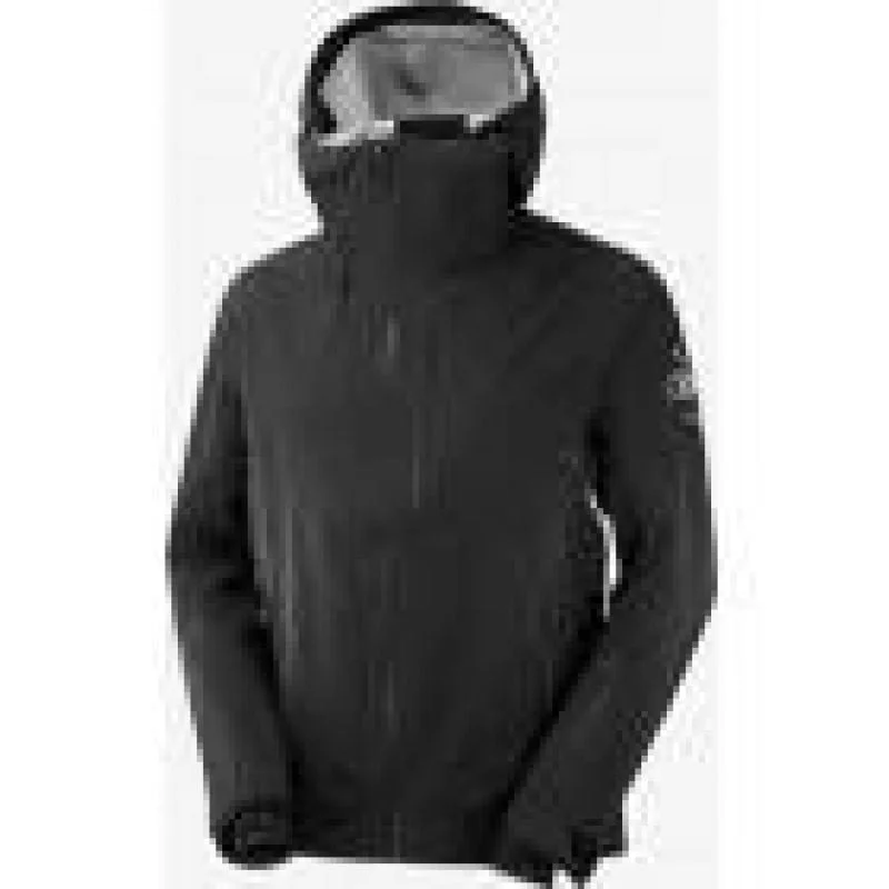 Athletic Fit Jacket-Salomon Outlaw Snowboard Mens Jacket - Black