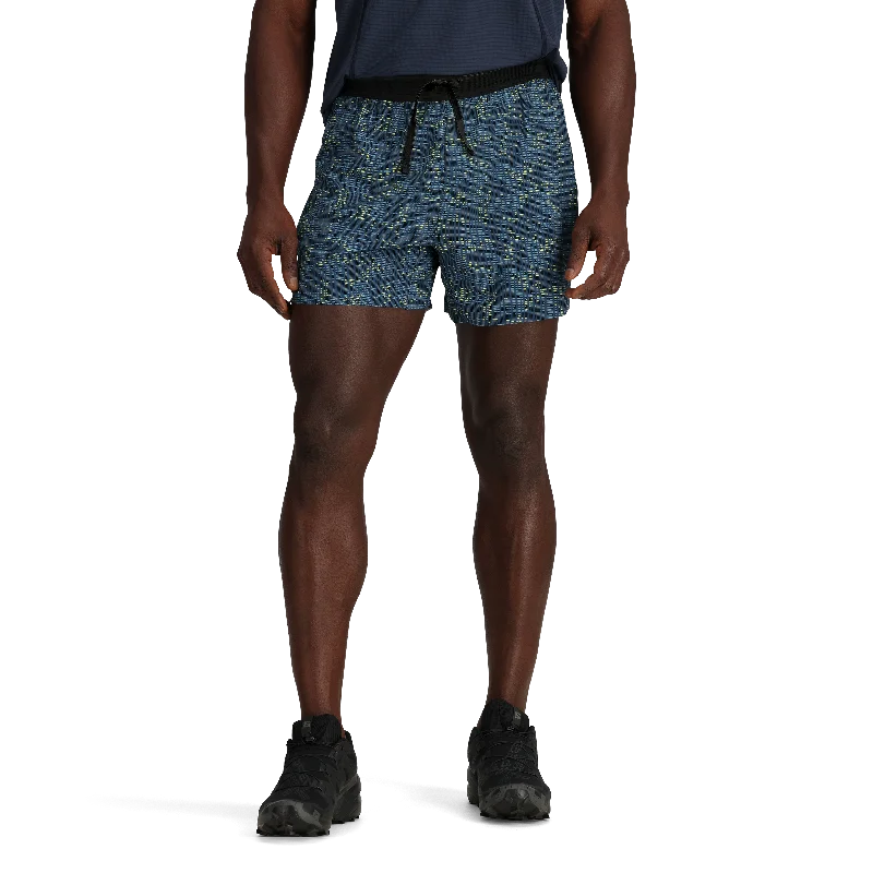 Classic Denim Shorts-Men's Swift Lite Printed Shorts - 5" Inseam