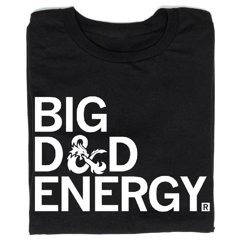 Bold Art T-shirt-Big D&D Energy