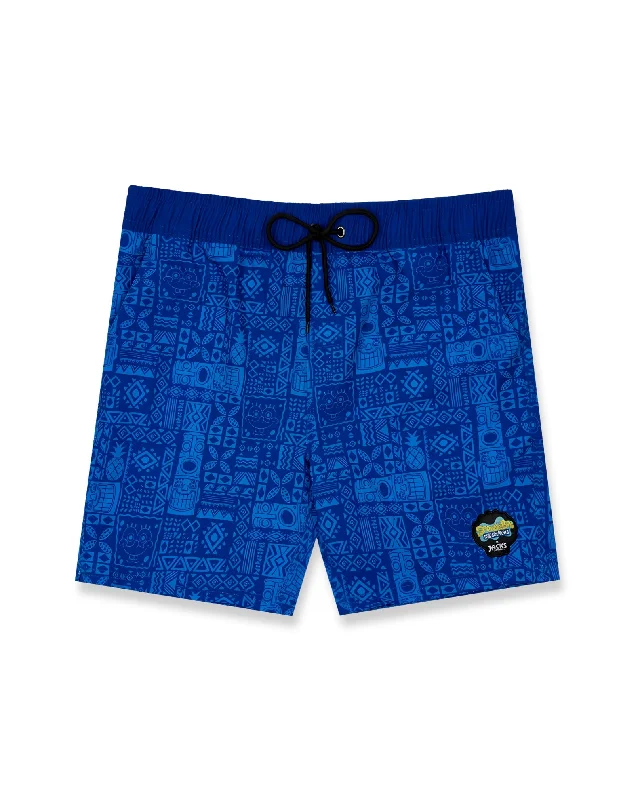 Easy-to-Wear Shorts-SpongeBob Squarepants x Jack's "Tiki Sponge" Shorts