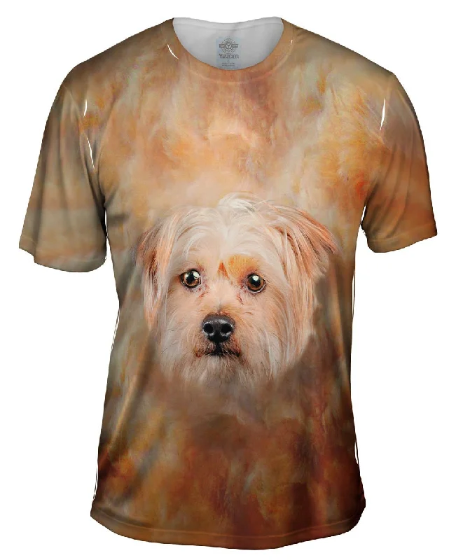 Soft Touch T-shirt-Cute Yorkie Face