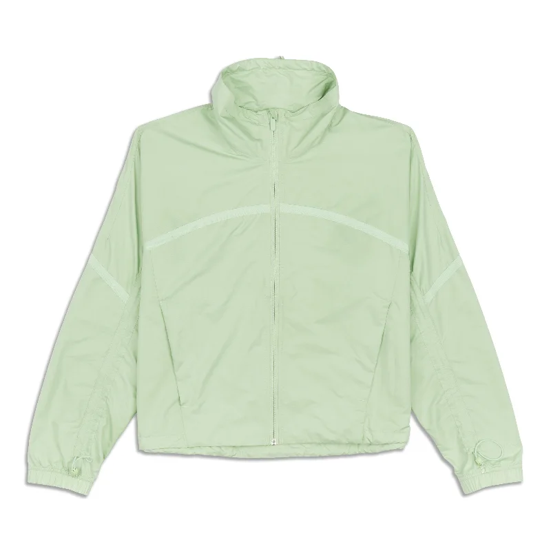 Stylish Windbreaker-Lightweight Cropped Track Jacket - Resale