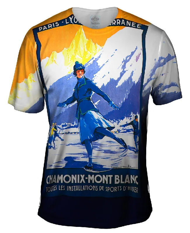 Minimalist T-shirt-Chamonix Mont Blanck France