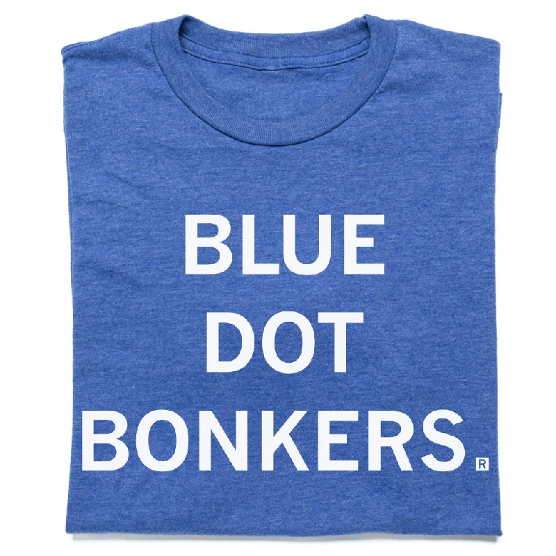 Playful T-shirt-Blue Dot Bonkers