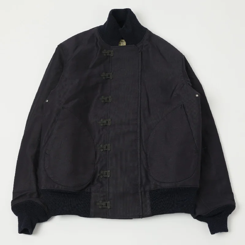 Minimalist Jacket-Buzz Rickson's U.S. Navy Deck Hook Jacket - Navy