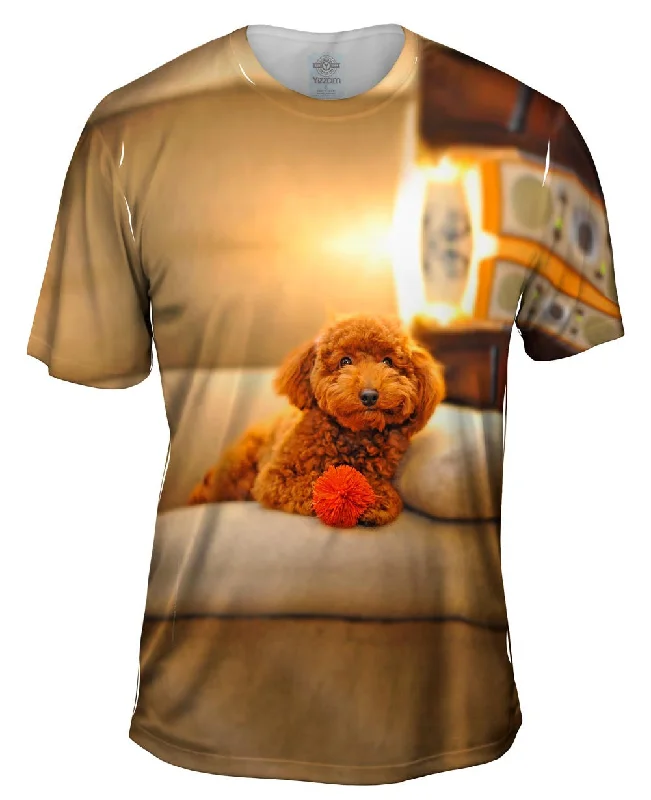 All-Occasion T-shirt-Chocolate Couch Poodle