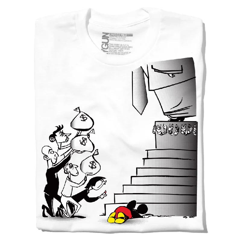 Street Style Tee-Newspaper Cartoon Shirt