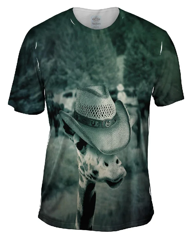 Artistic T-shirt-Cattle Cowboy Giraffe