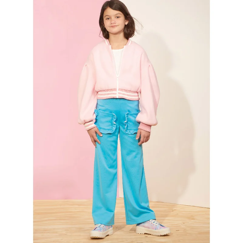 Cozy Jacket-Simplicity Child/Teen Jacket, Trousers and Skirt S9654