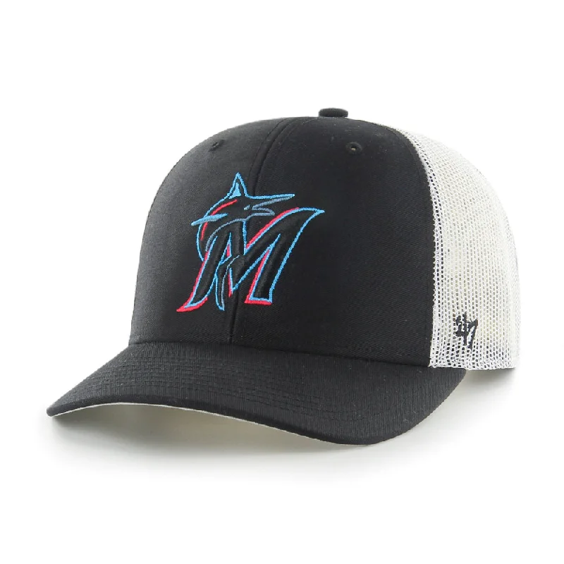 Bold Color Snapback-'47 BRAND MIAMI MARLINS '47 TRUCKER HAT