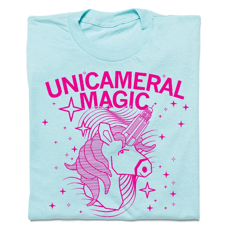 Casual Graphic T-shirt-Unicameral Magic