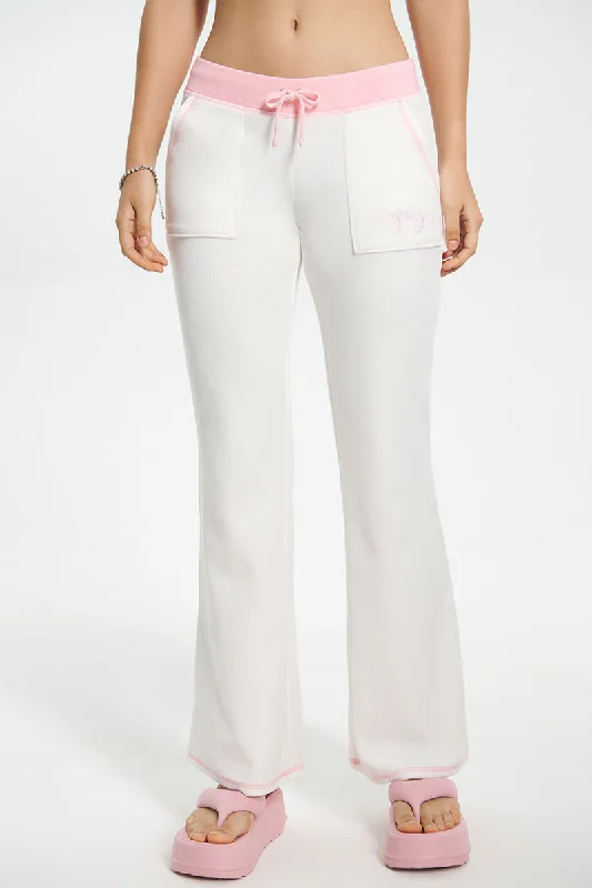 Lightweight Pants-Sweetheart Cotton Velour Track Pants