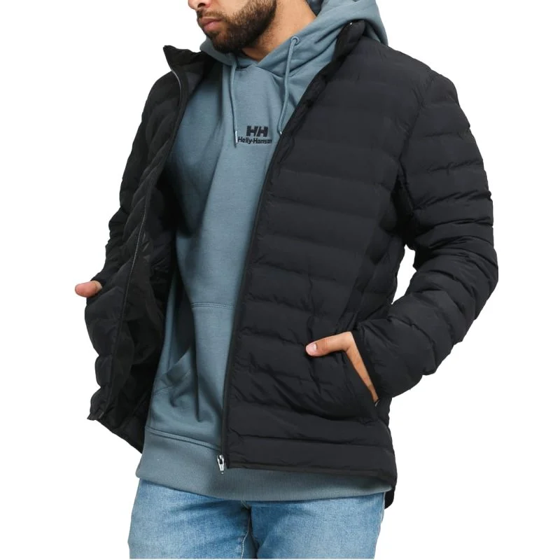 Everyday Jacket-Helly Hansen Men's Mono Material Insulator Jacket - Black