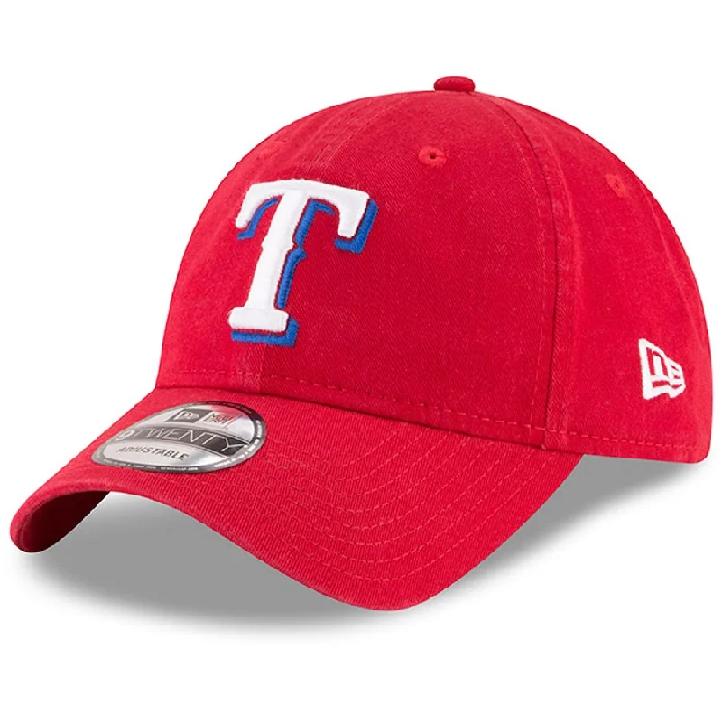 Vintage Hat-Texas Rangers New Era Red Alternate Replica Core Classic 9TWENTY Adjustable Hat