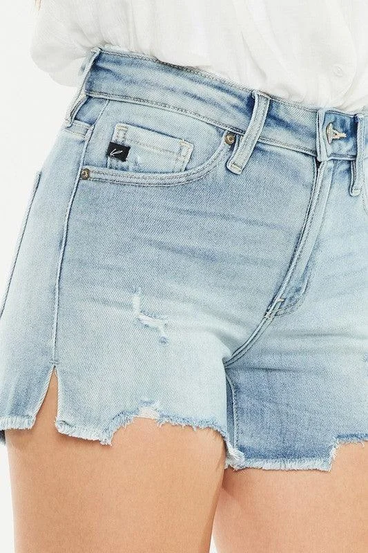 Colorful Shorts-JUSTICE HIGH RISE DENIM SHORTS JEANS S-XL