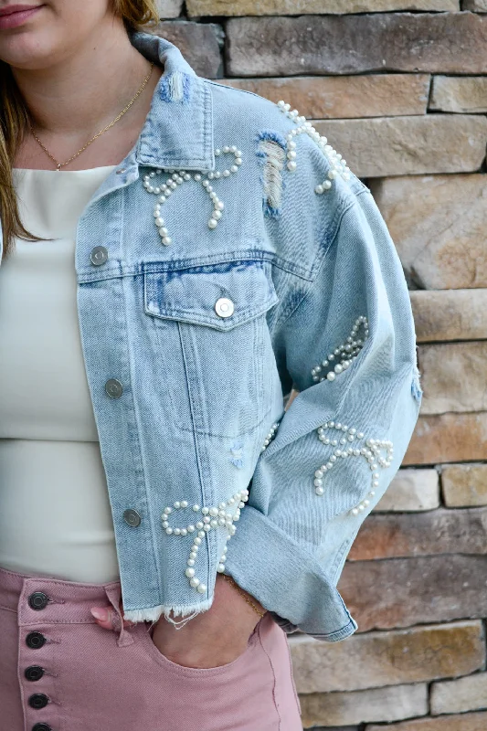 Classic Denim Jacket-A Preppy Girl Jacket