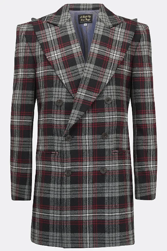 Relaxed Fit Jacket-DILLINGER JACKET IN AULD LANG SYNE TARTAN (made to order)