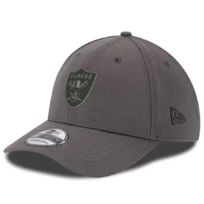 Winter Beanie-Las Vegas Raiders New Era 39THIRTY Flex Hat - Graphite