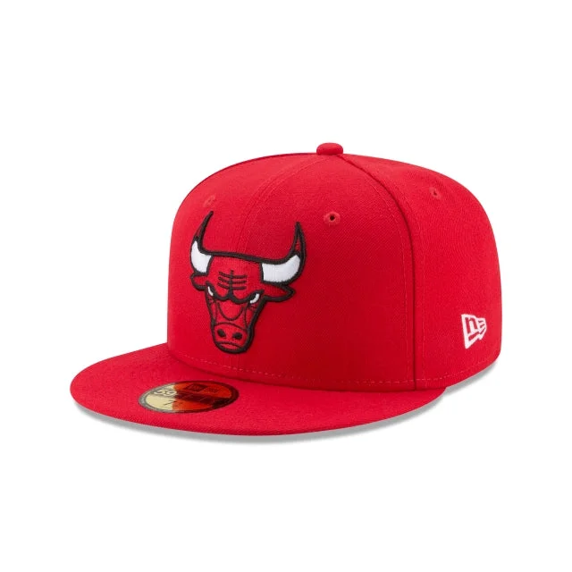 Trucker Cap-NEW ERA CHICAGO BULLS TEAM COLOR RED 59FIFTY FITTED