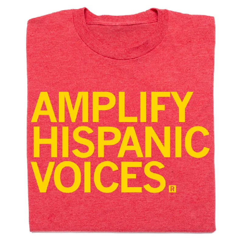 Minimalist T-shirt-Amplify Hispanic Voices