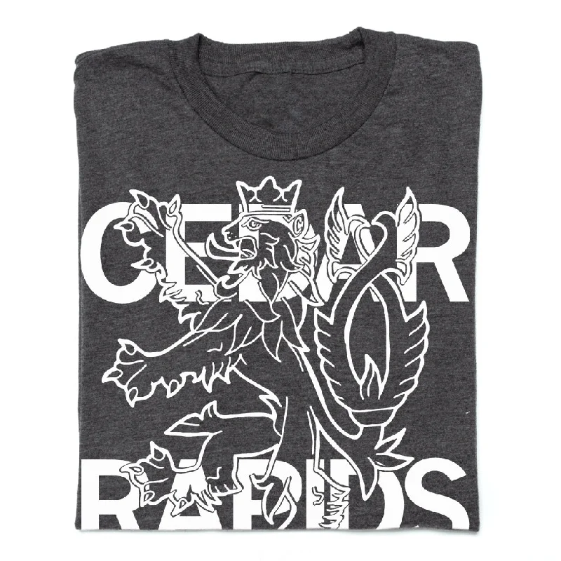 Easy Fit Tee-Cedar Rapids Lion Logo (R)