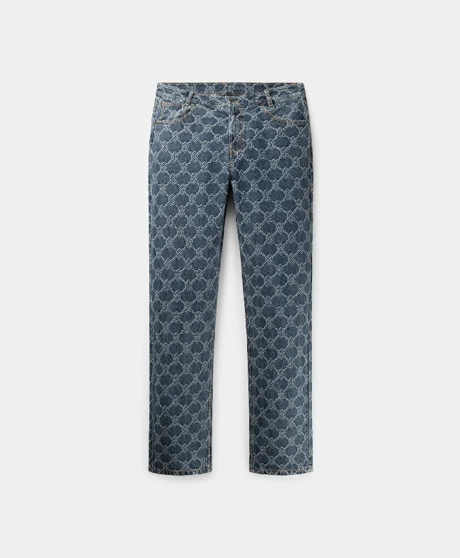 Chino Pants-Blue Rahul Straight Shield Jeans