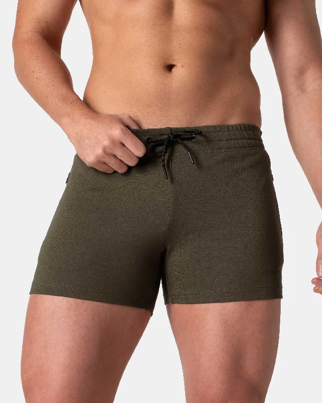 Beach Shorts-Squat 3.5" Shorts - Khaki