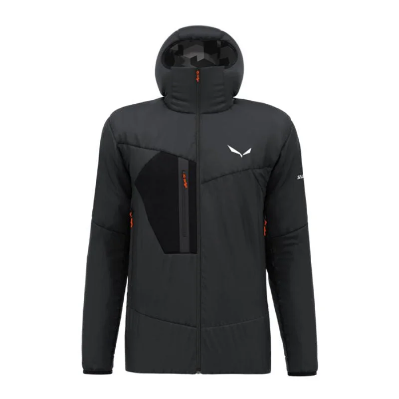 Versatile Jacket-Salewa Men's Ortles TirolWool® Responsive Stretch Jacket - Black