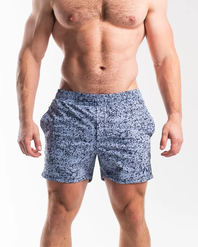 Athletic Fit Shorts-360Go 1Z KWD Shorts - Foggy Navy