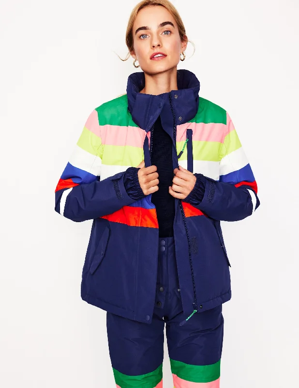 Smart Jacket-Ski Jacket-Rainbow Stripe