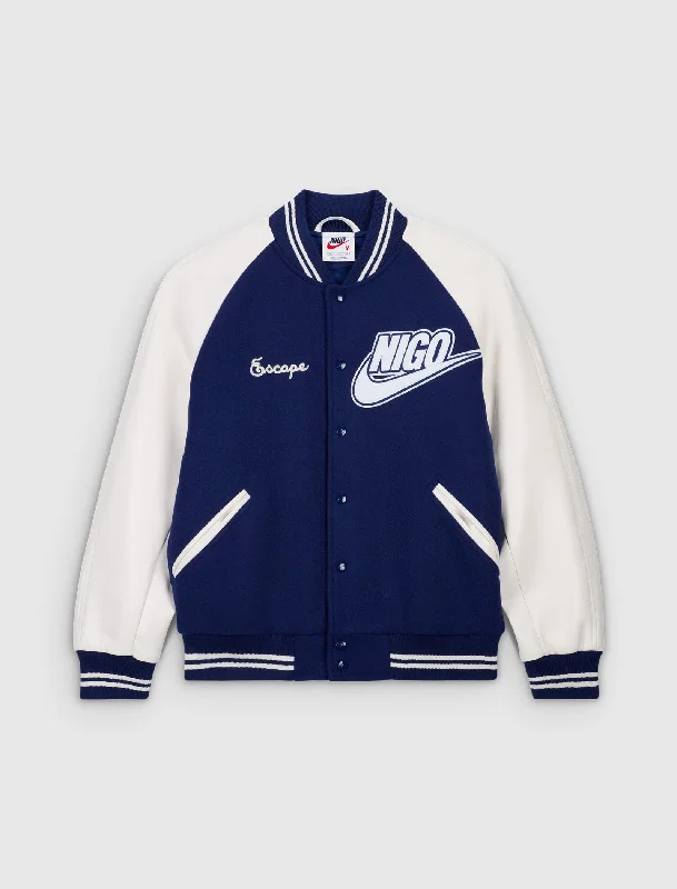 Cozy Winter Jacket-NIGO VARSITY JACKET