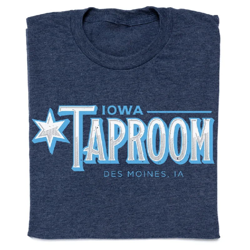 Bold Color T-shirt-Iowa Taproom Star