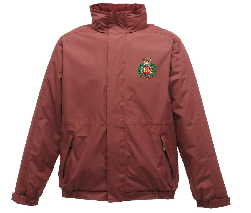 Zip-Up Hoodie Jacket-Royal Engineers Regimental Dover Jacket