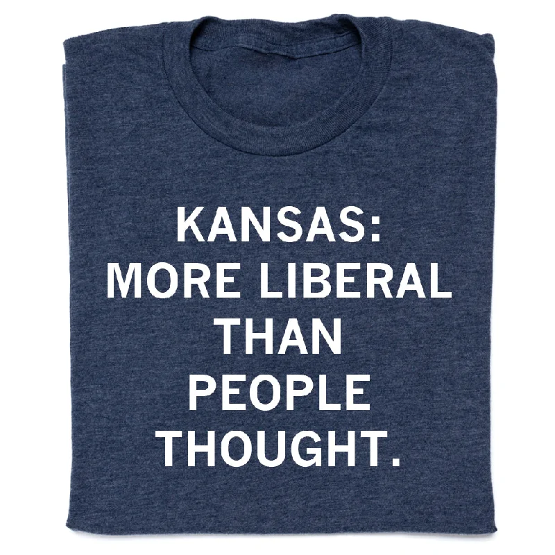 Colorful T-shirt-Kansas: More Liberal Than People Thought