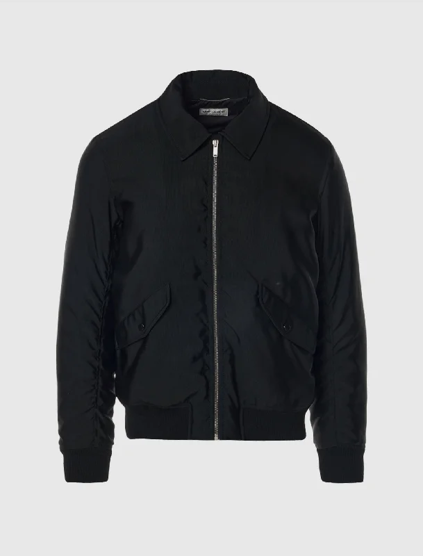 Rain Jacket-FLEECE BOMBER JACKET