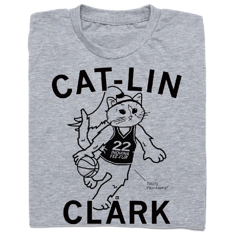 Bold Text T-shirt-Cat Lin Clark