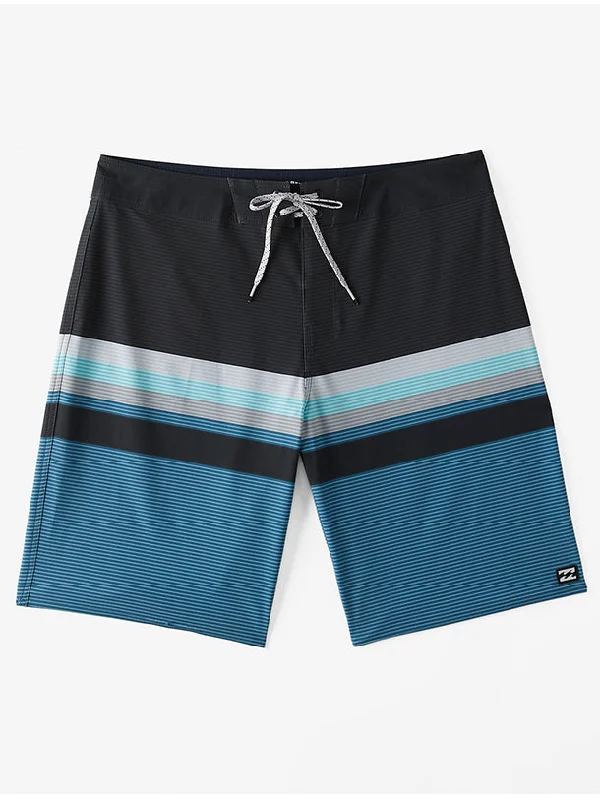 Zip Pocket Shorts-All Day Stripe Pro 20" Boardshorts