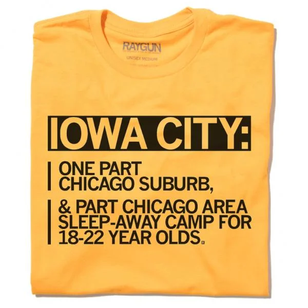 Fresh Graphic T-shirt-Iowa City: Chicago Sleep Away Camp (R)