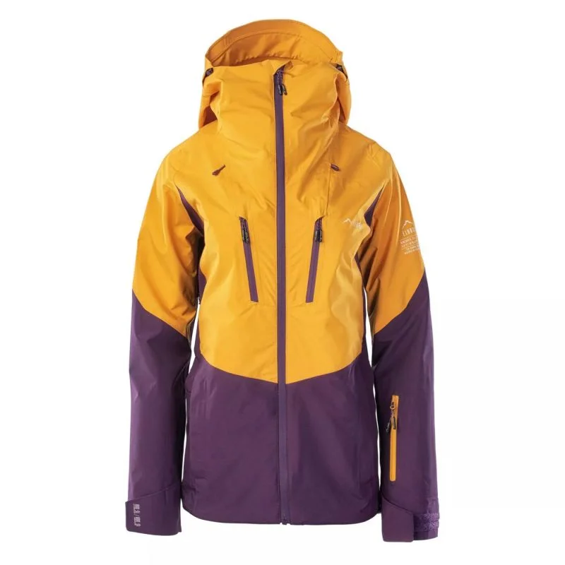 Outdoor Jacket-Elbrus Sorena Womens Ski Jacket - Yellow/Purple