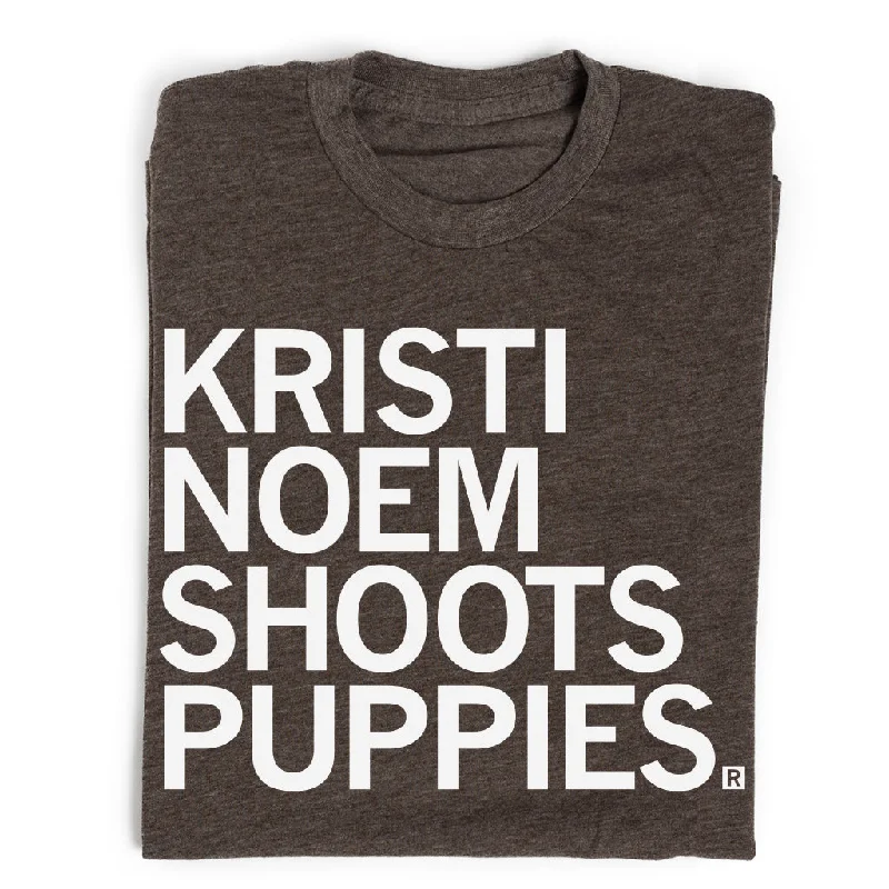 New Era T-shirt-Kristi Noem Shoots Puppies