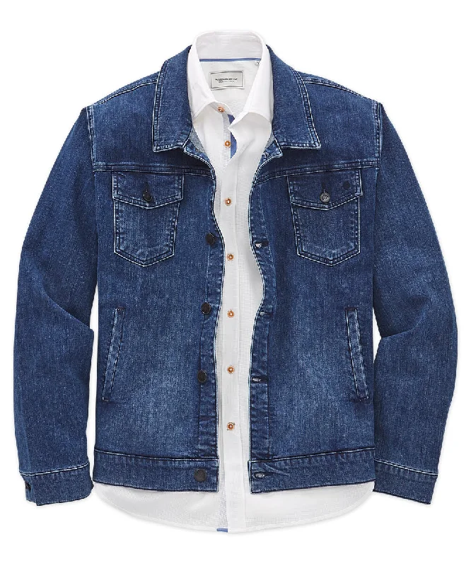 Trendy Jacket-Jack of Spades Soft Stretch Jean Jacket