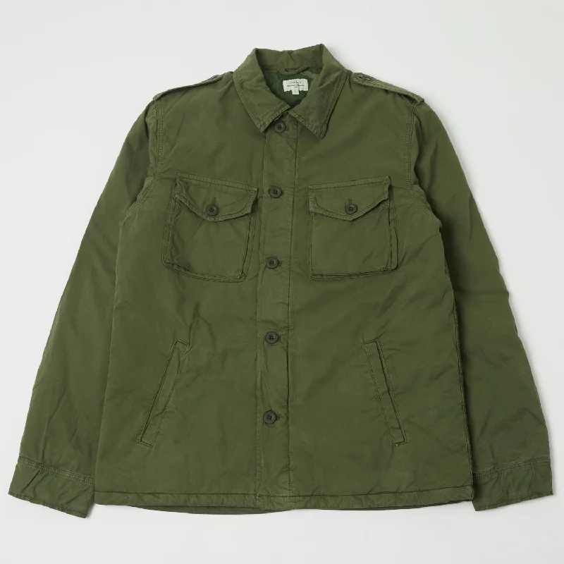 Fitted Jacket-Hartford AYD6121 Jonah Military Jacket - Army Green